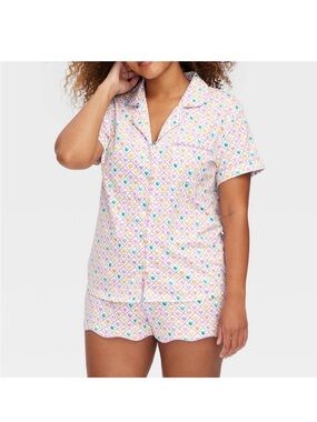 NWT Roller Rabbit x Target Pajamas  Hearts Size Medium New with Tags